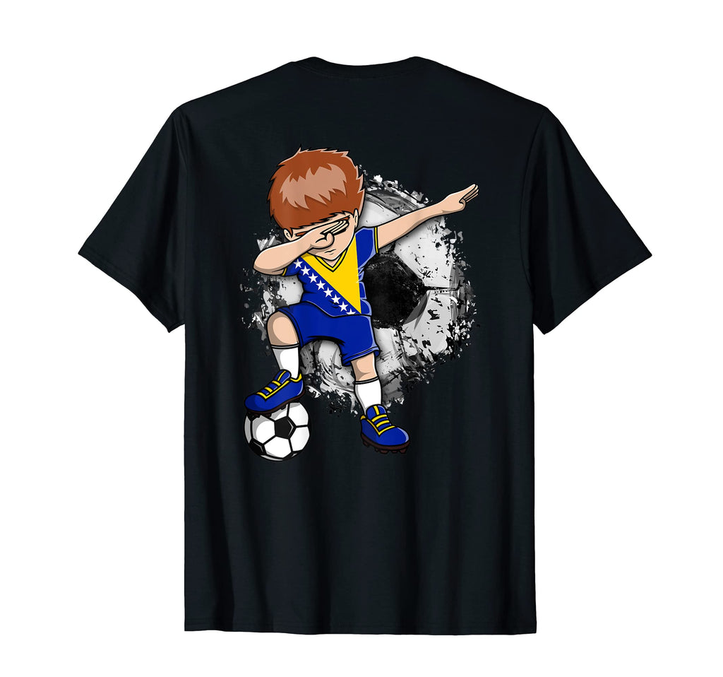Dabbing Soccer Bosnia Herzegovina T-Shirt - Novelty Apparel Men Women - T-Shirt, Sweatshirt, Hoodie