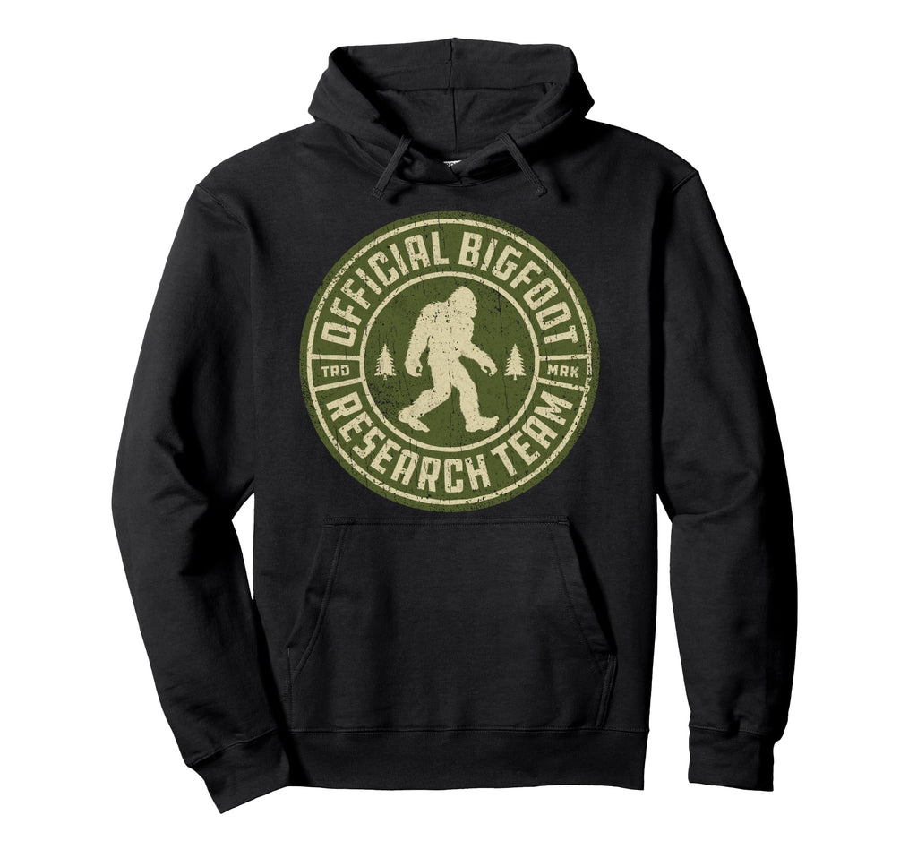 Bigfoot Research Team Sasquatch Hoodie - Trendy Graphic Men Women - T-Shirt, Sweatshirt, Hoodie