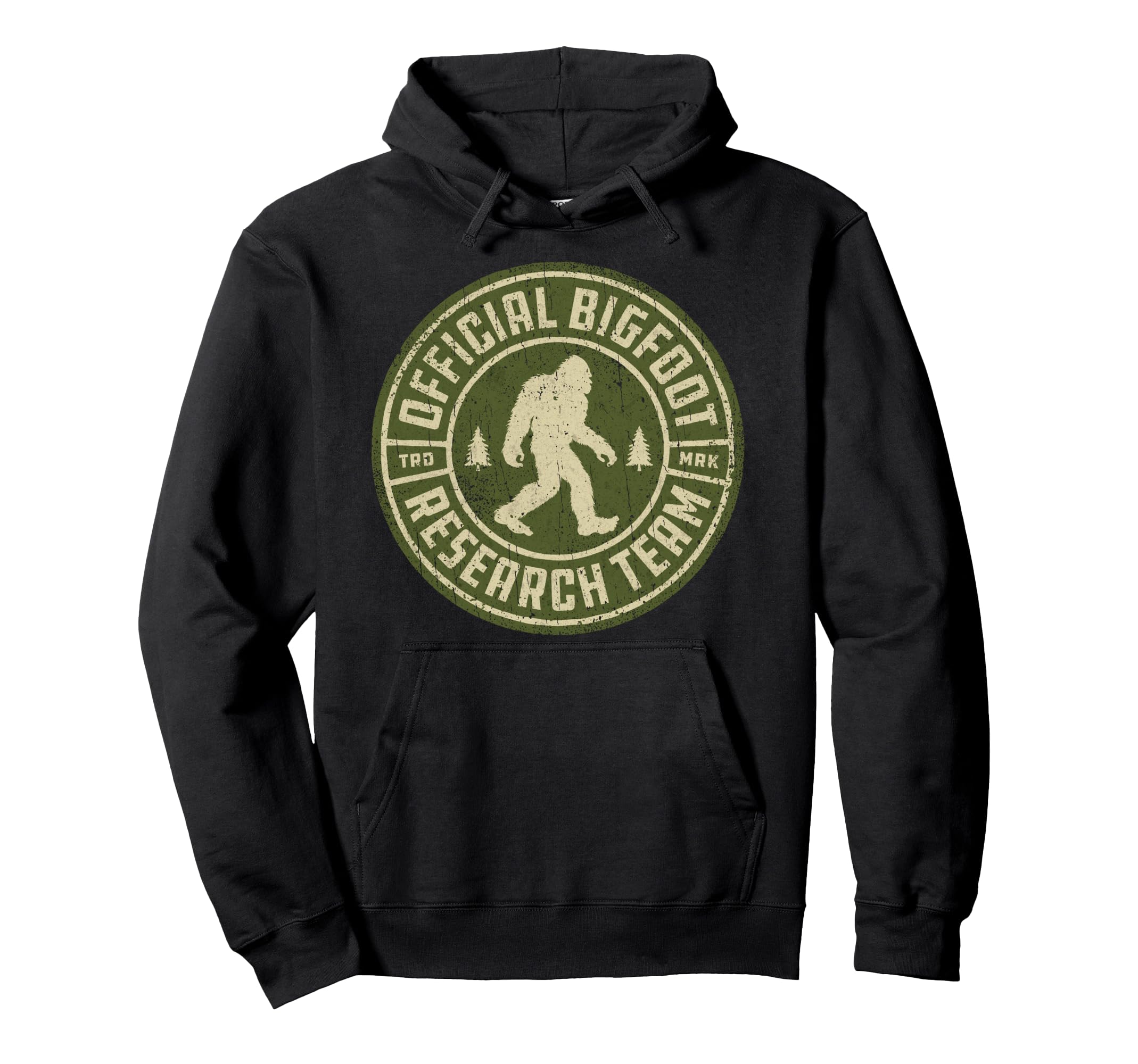 Bigfoot Research Team Sasquatch Hoodie - Trendy Graphic Men Women - T-Shirt, Sweatshirt, Hoodie