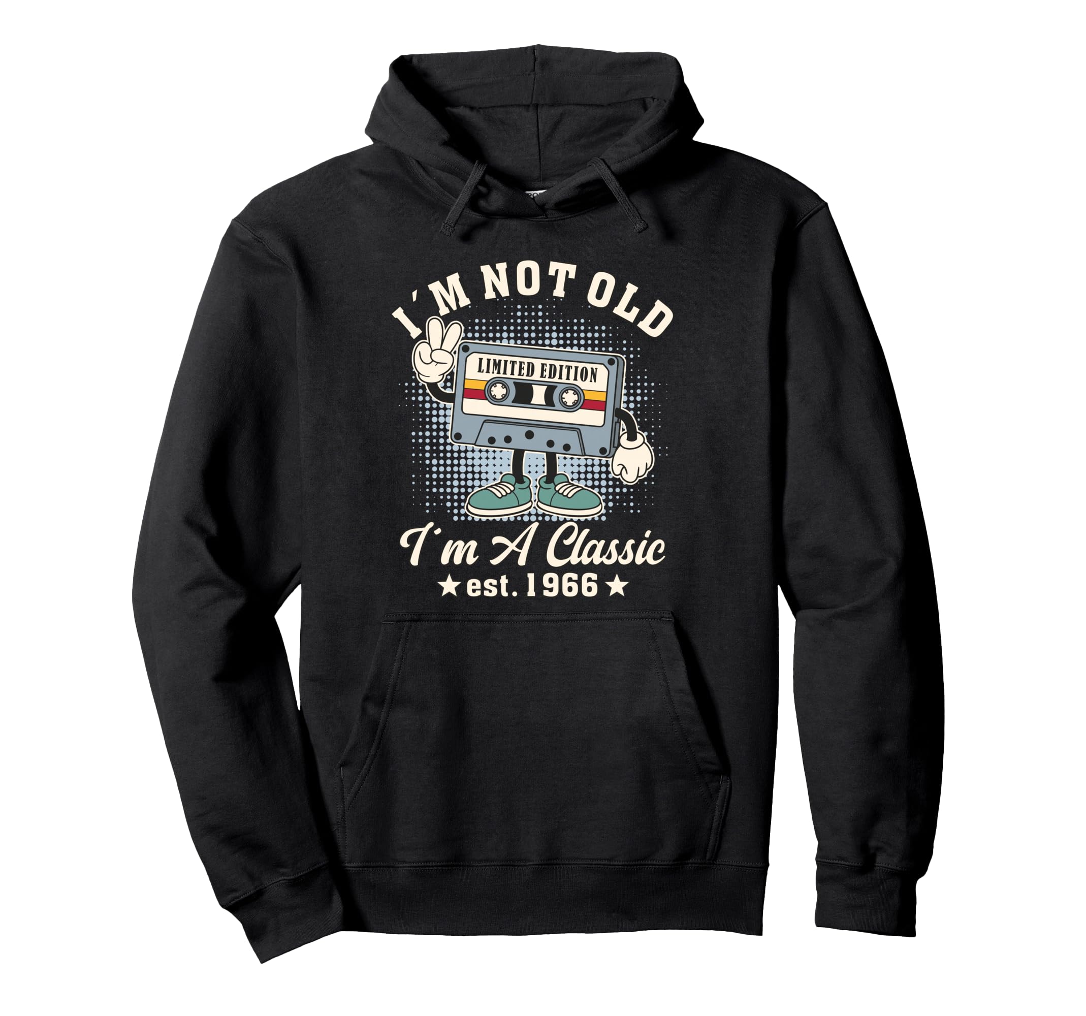 60Th Birthday 2026 Cartoon Character Hoodie - Graphic Print Unisex - T-Shirt, Sweatshirt, Hoodie