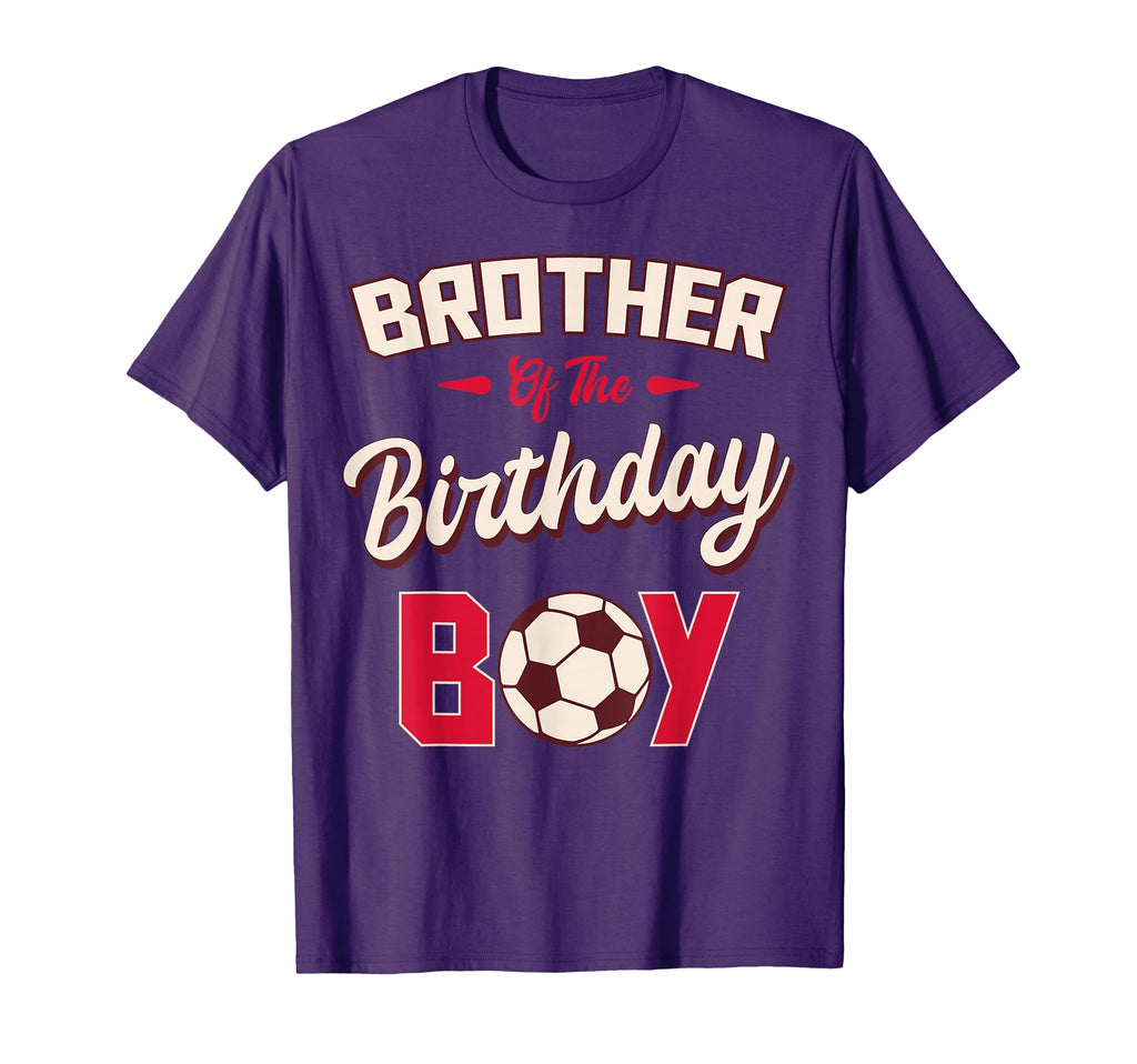 Brother Birthday Soccer Player Bday Party T-Shirt - Custom Art Print Unisex - T-Shirt, Sweatshirt, Hoodie