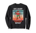 Fox Eat Sleep Soccer Repeat Sweatshirt - Custom Art Print for Adults - T-Shirt, Sweatshirt, Hoodie