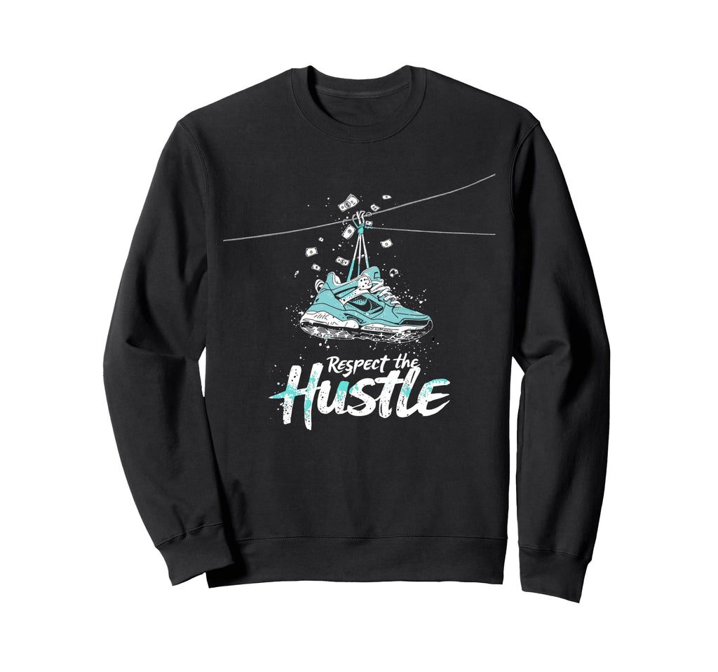 Respect Hustle Old School Beats Sweatshirt - Fun Novelty Design Men Women - T-Shirt, Sweatshirt, Hoodie