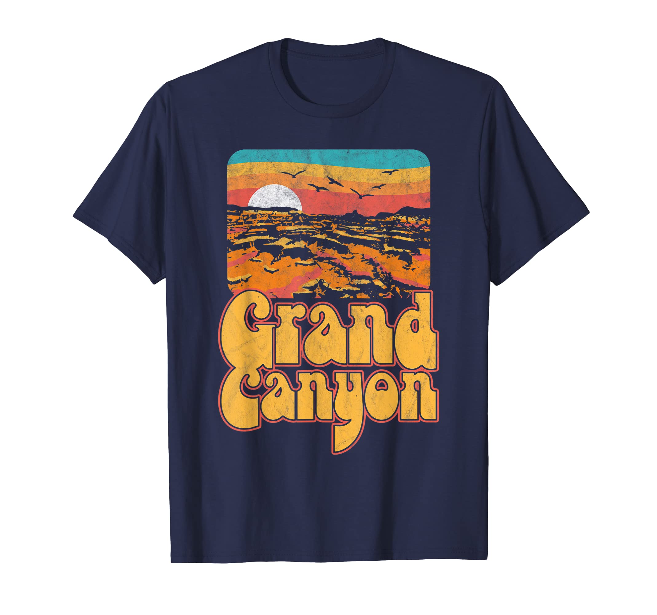 80S Grand Canyon National Park Souvenir T-Shirt - Graphic Print for Adults - T-Shirt, Sweatshirt, Hoodie