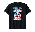 Just Who Loves Jesus And Soccer T-Shirt - Aesthetic Graphic for Adults - T-Shirt, Sweatshirt, Hoodie