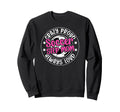 Crazy Proud Soccer Step Mom Soccer Sweatshirt - Graphic Print for Adults - T-Shirt, Sweatshirt, Hoodie
