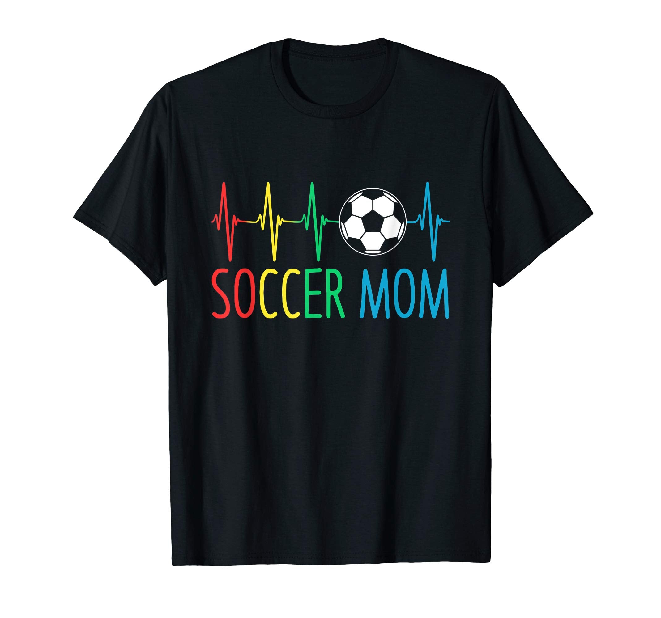 Soccer Mom Heartbeat Player Fan T-Shirt - Custom Art Print for Adults - T-Shirt, Sweatshirt, Hoodie