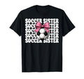Soccer Sister Soccer Coquette Bow T-Shirt - Novelty Apparel Men Women - T-Shirt, Sweatshirt, Hoodie