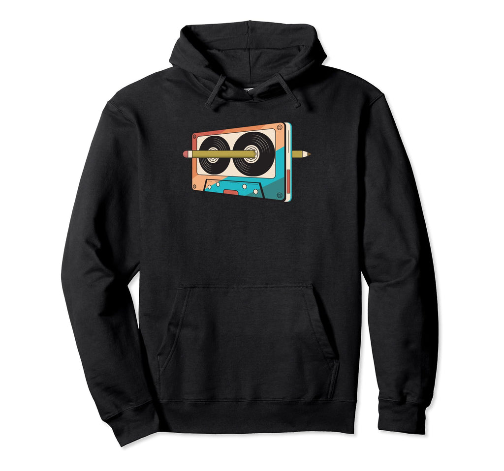 80S 90S Cassette Tape 1980S 1990S Music Hoodie - Novelty Apparel Men Women - T-Shirt, Sweatshirt, Hoodie
