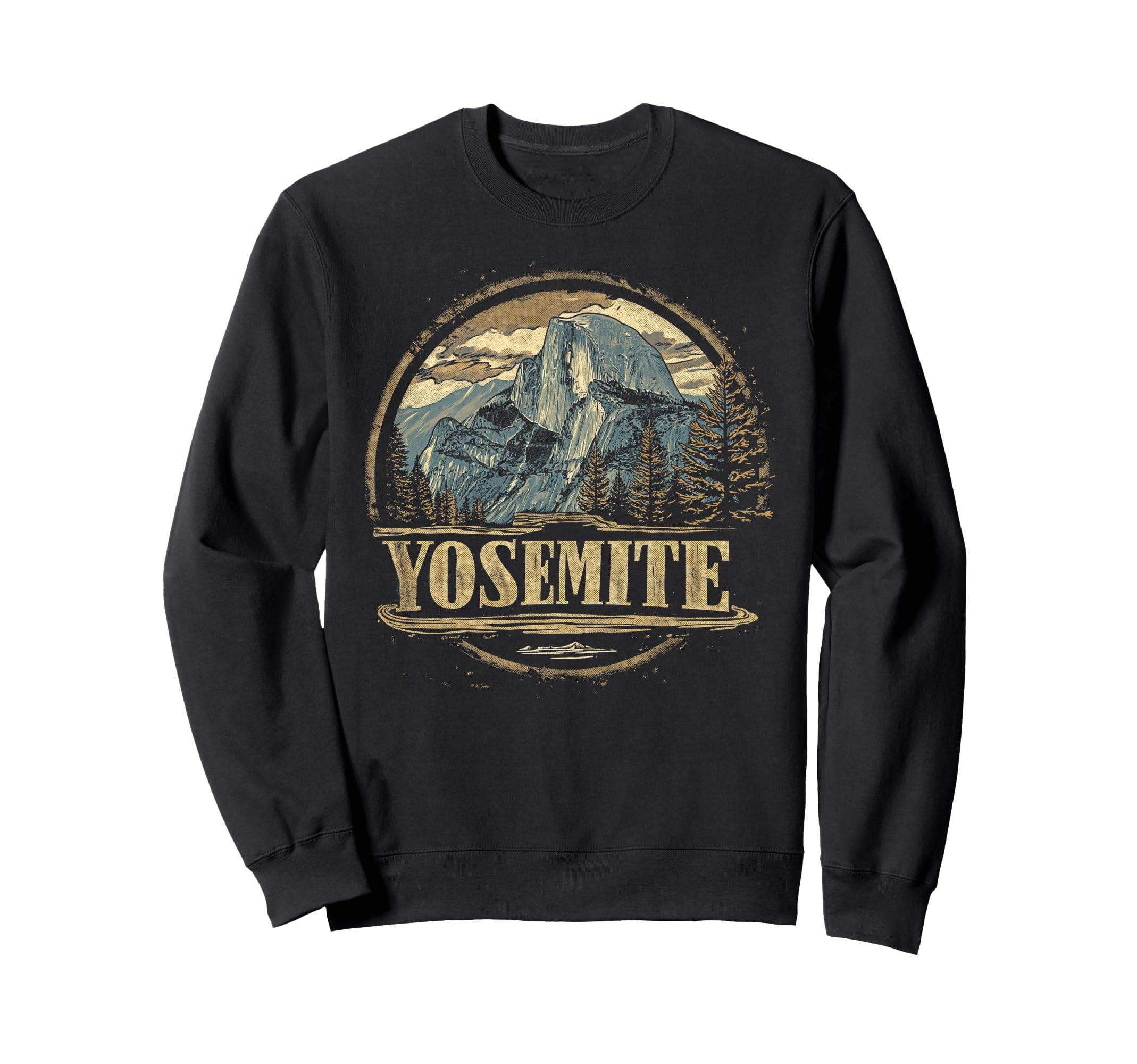 Yosemite Us National Park Sweatshirt - Aesthetic Graphic Men Women - T-Shirt, Sweatshirt, Hoodie