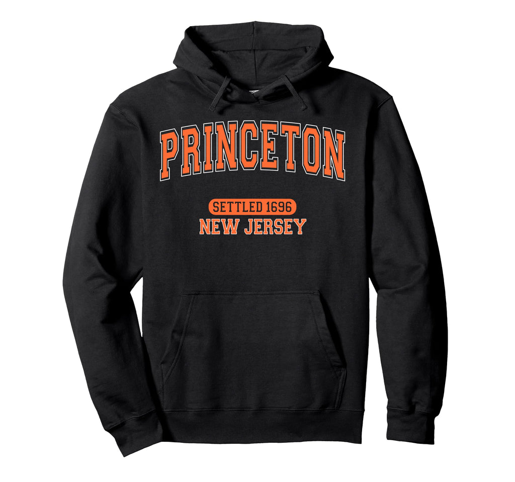 Princeton New Jersey Settled 1696 Hoodie - Aesthetic Graphic Men Women - T-Shirt, Sweatshirt, Hoodie