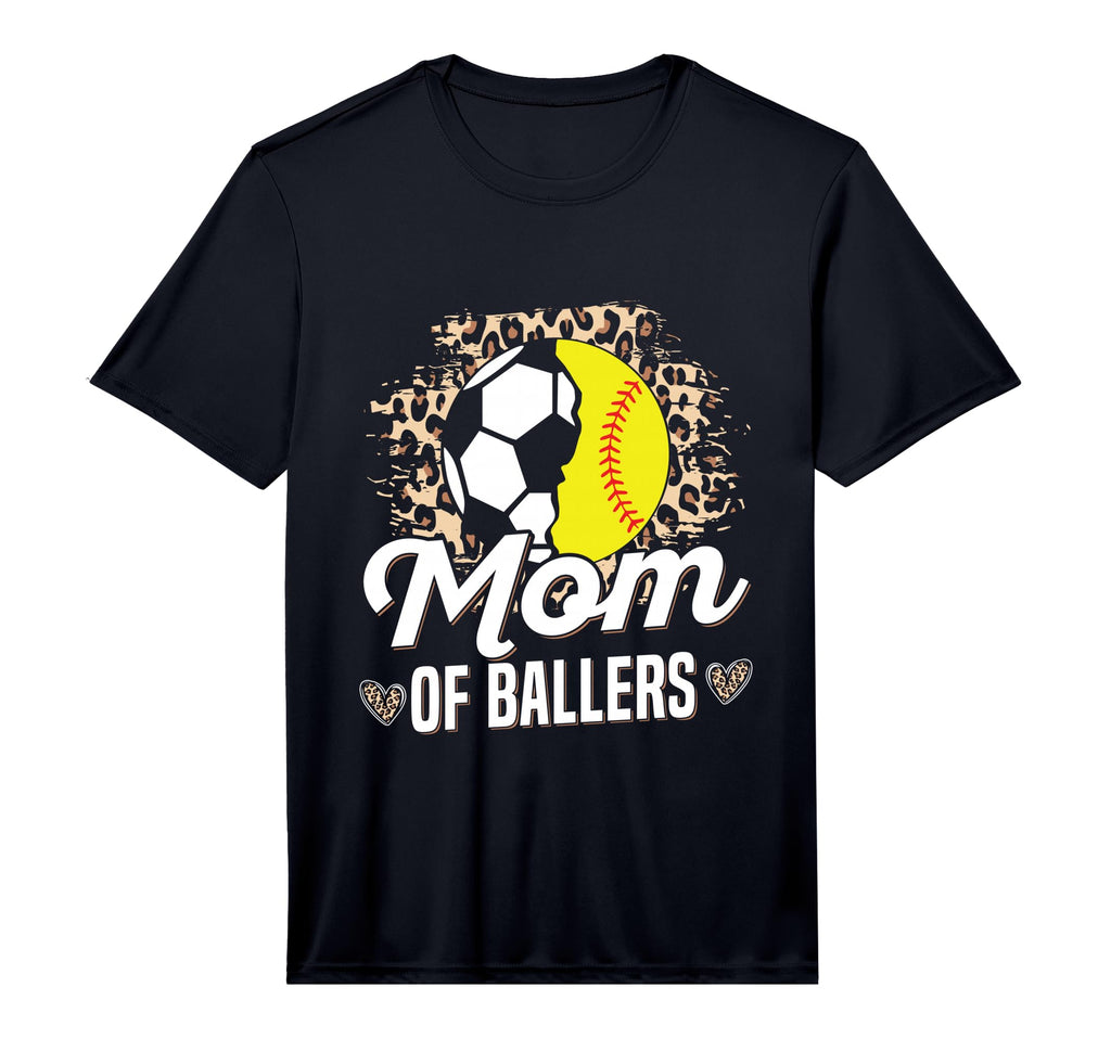 Mens Mom Ballers Mom Softball And Soccer T-Shirt - Novelty Apparel Unisex - T-Shirt, Sweatshirt, Hoodie