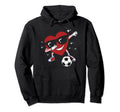 Dabbing Heart Dab Valentines Day Hoodie - Fun Novelty Design for Adults - T-Shirt, Sweatshirt, Hoodie