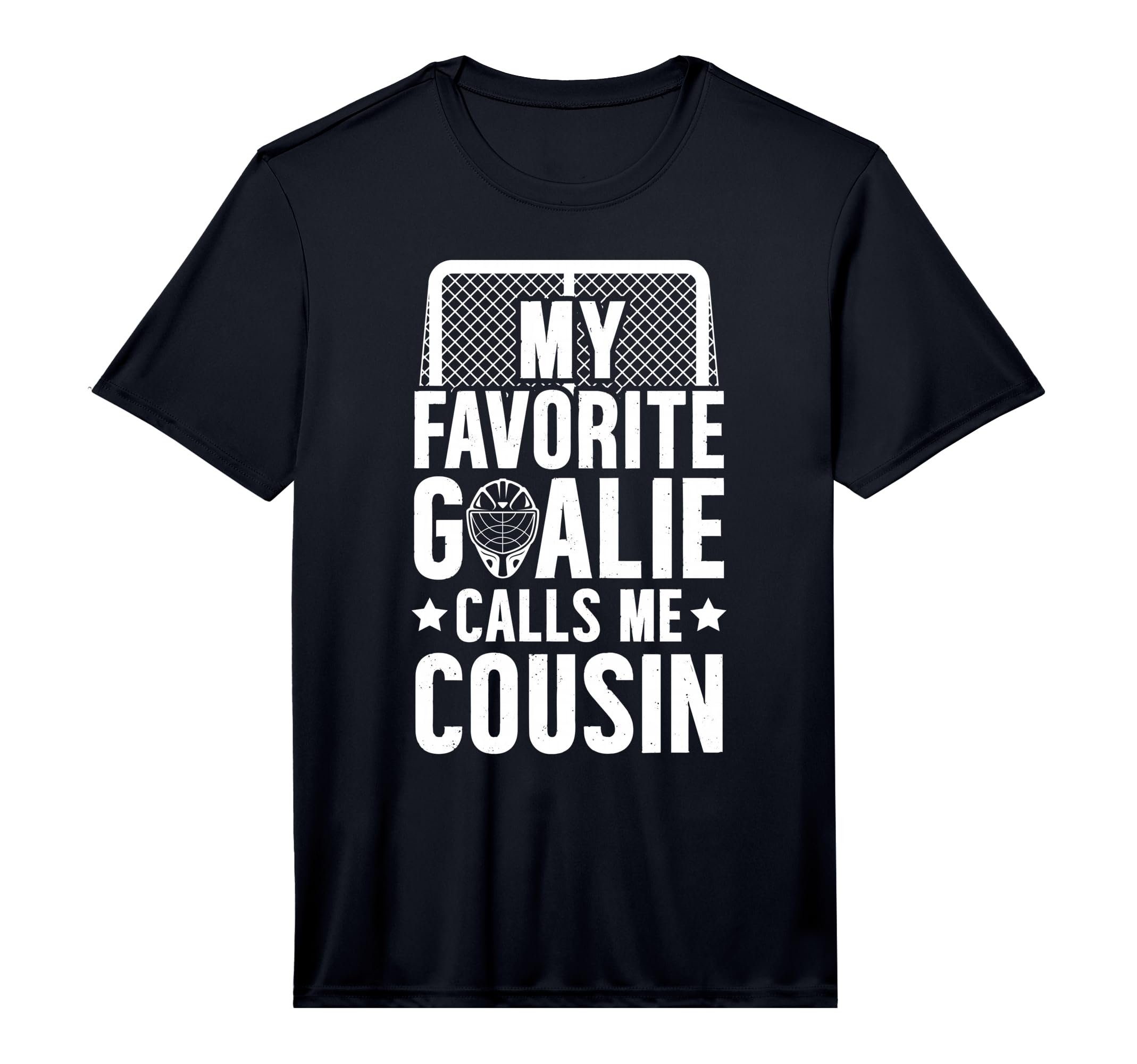 My Favorite Hockey Goalie Cousin T-Shirt - Trendy Graphic for Adults - T-Shirt, Sweatshirt, Hoodie