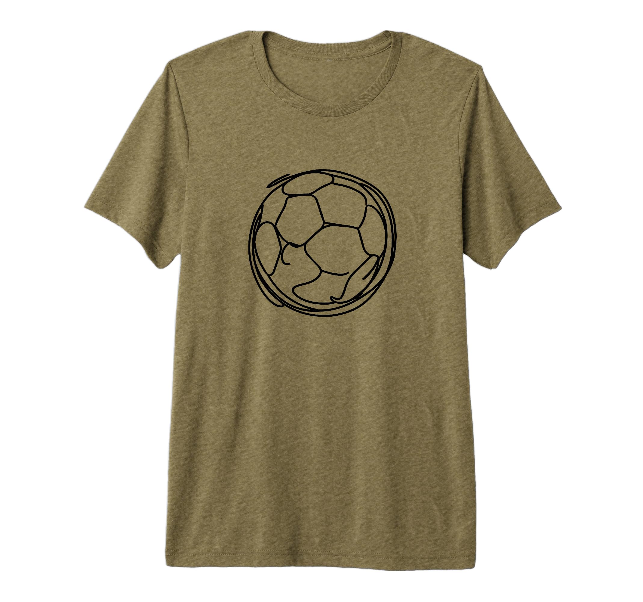 Soccer Ball Goal Keeper Tri Blend T-Shirt - Minimalist Print Men Women - T-Shirt, Sweatshirt, Hoodie