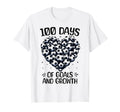 100 Days School Soccer Heart Love T-Shirt - Casual Everyday Wear Men Women - T-Shirt, Sweatshirt, Hoodie