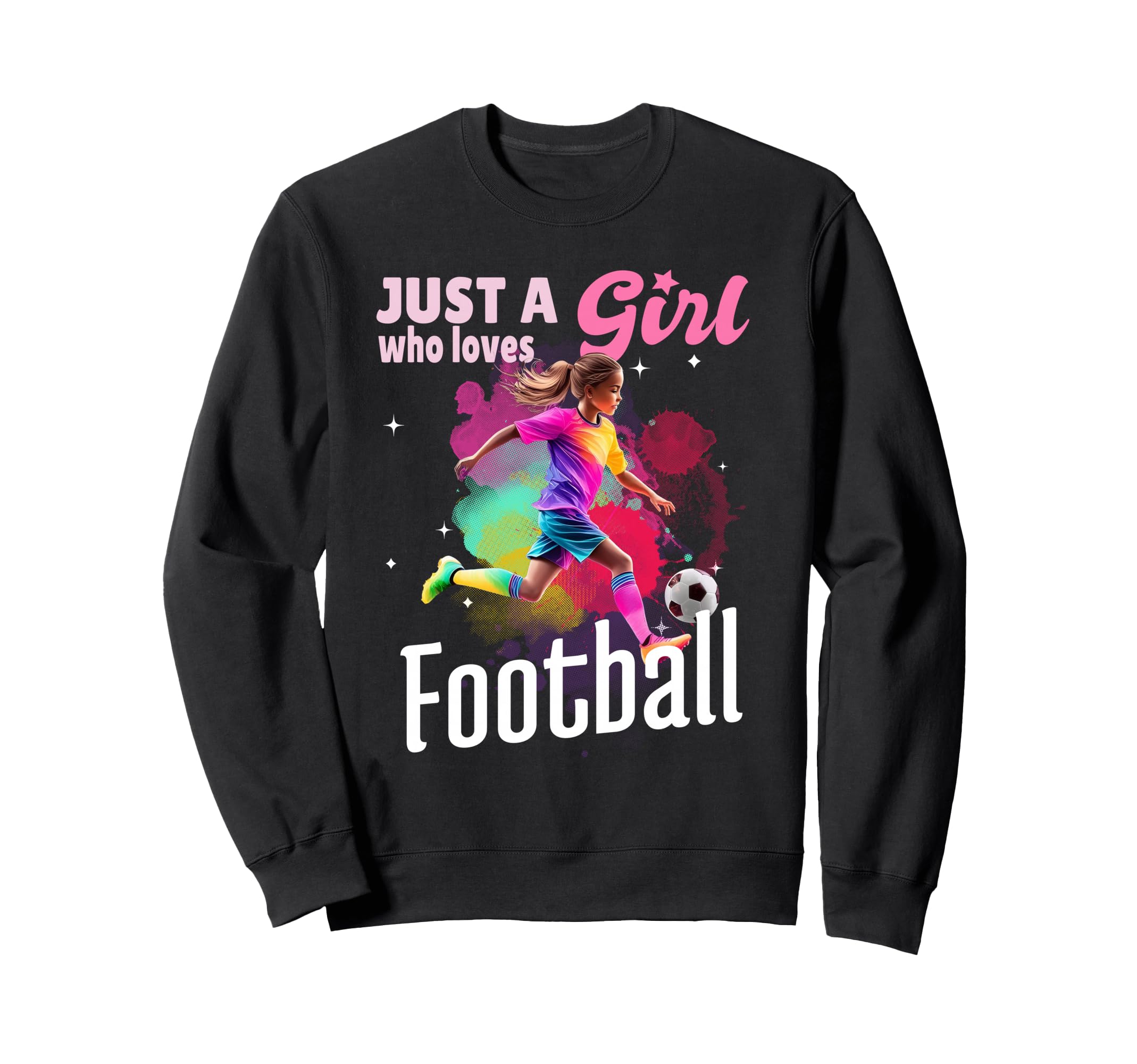 Just Who Loves Football Player Sweatshirt - Fun Novelty Design for Adults - T-Shirt, Sweatshirt, Hoodie