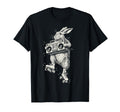 Funny Bunny Roller Skate Boombox Music T-Shirt - Fun Novelty Design Unisex - T-Shirt, Sweatshirt, Hoodie