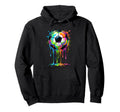 Dripping Soccer Drip Ice Cream Drip Hoodie - Unique Graphic for Adults - T-Shirt, Sweatshirt, Hoodie
