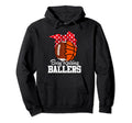 Busy Raising Ballers Mothers Day Hoodie - Trendy Graphic for Adults - T-Shirt, Sweatshirt, Hoodie