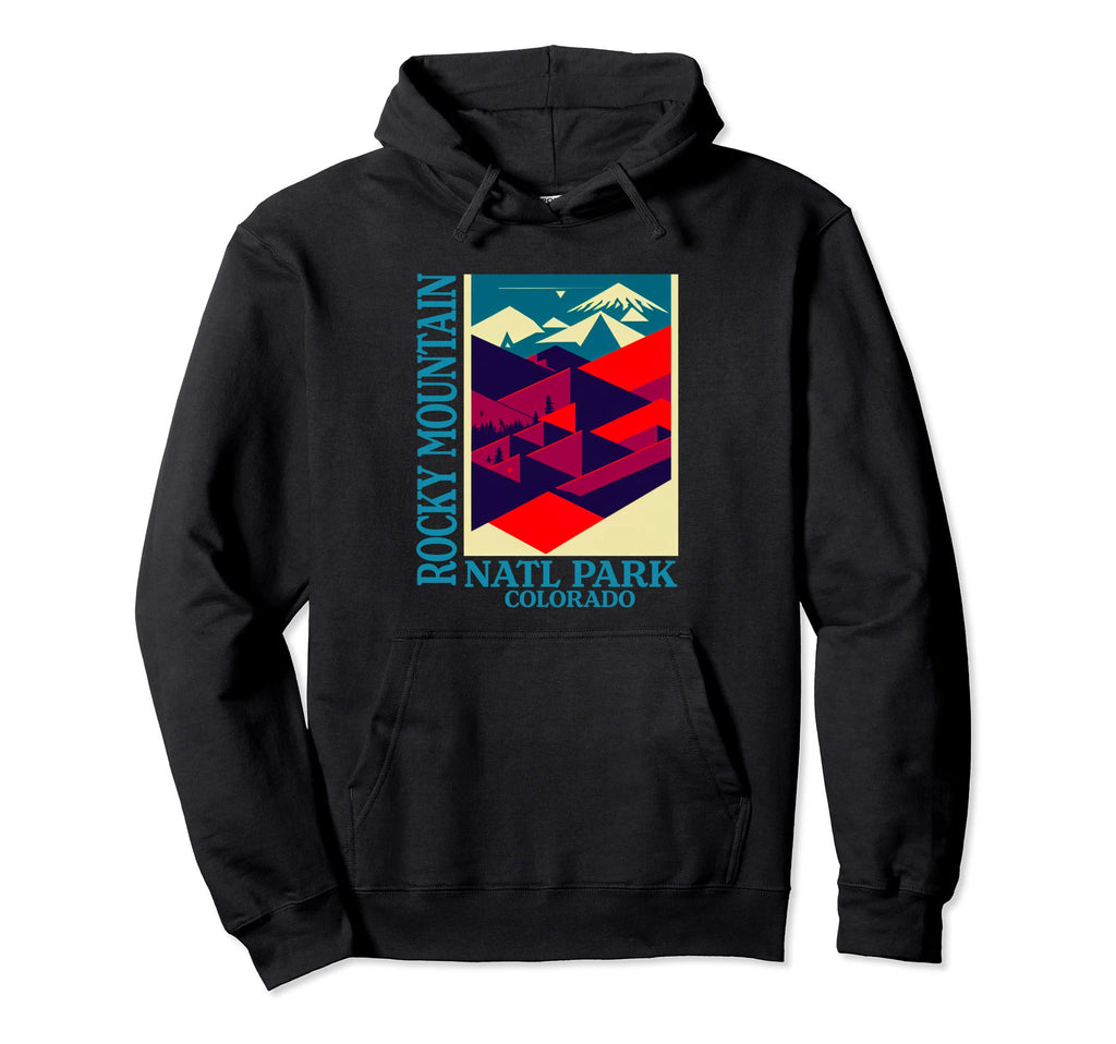 Colorado Rocky Mountain National Park Hoodie - Custom Art Print Men Women - T-Shirt, Sweatshirt, Hoodie