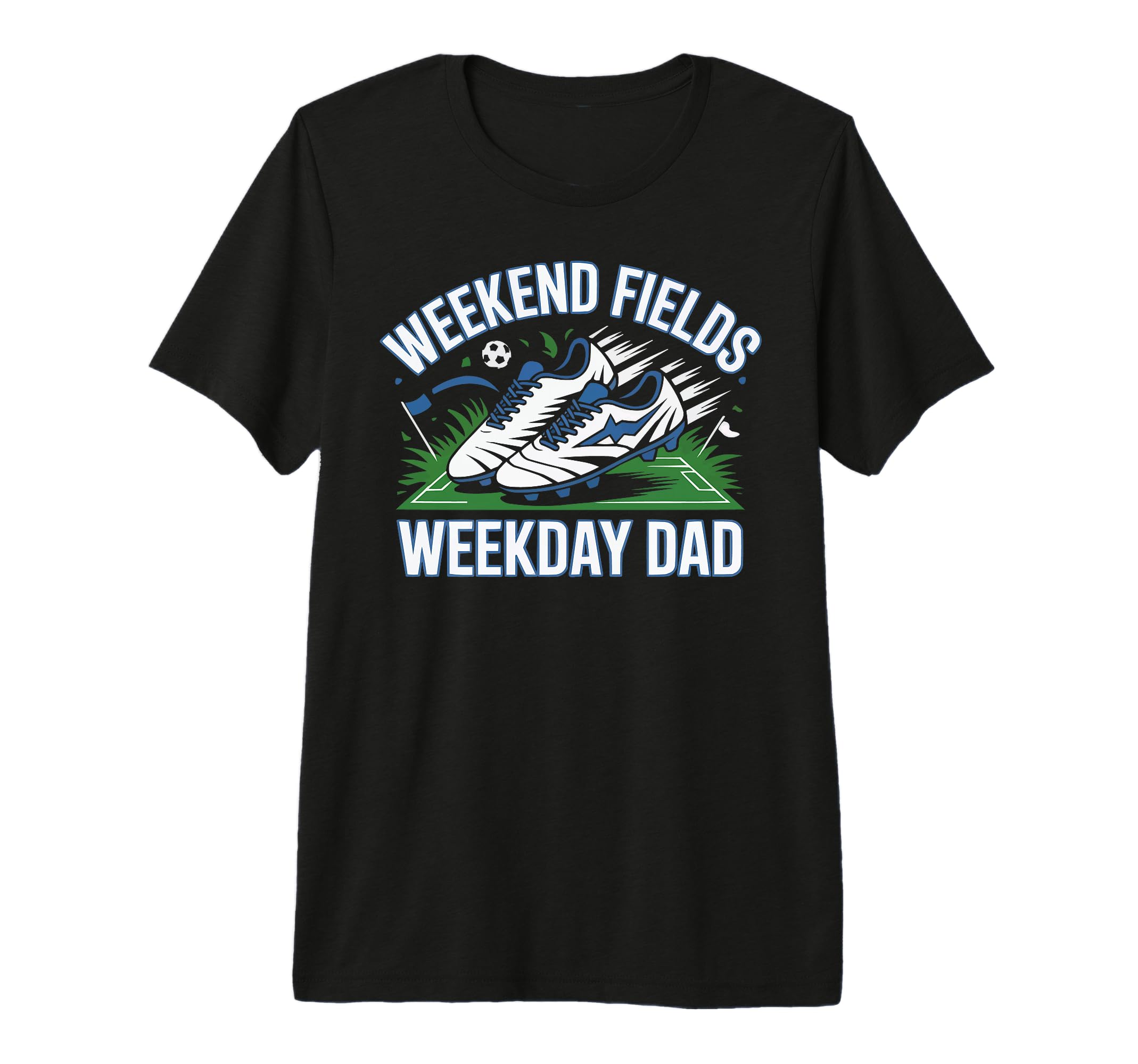 Soccer Player Soccer Dad Kick Sport T-Shirt - Custom Art Print for Adults - T-Shirt, Sweatshirt, Hoodie