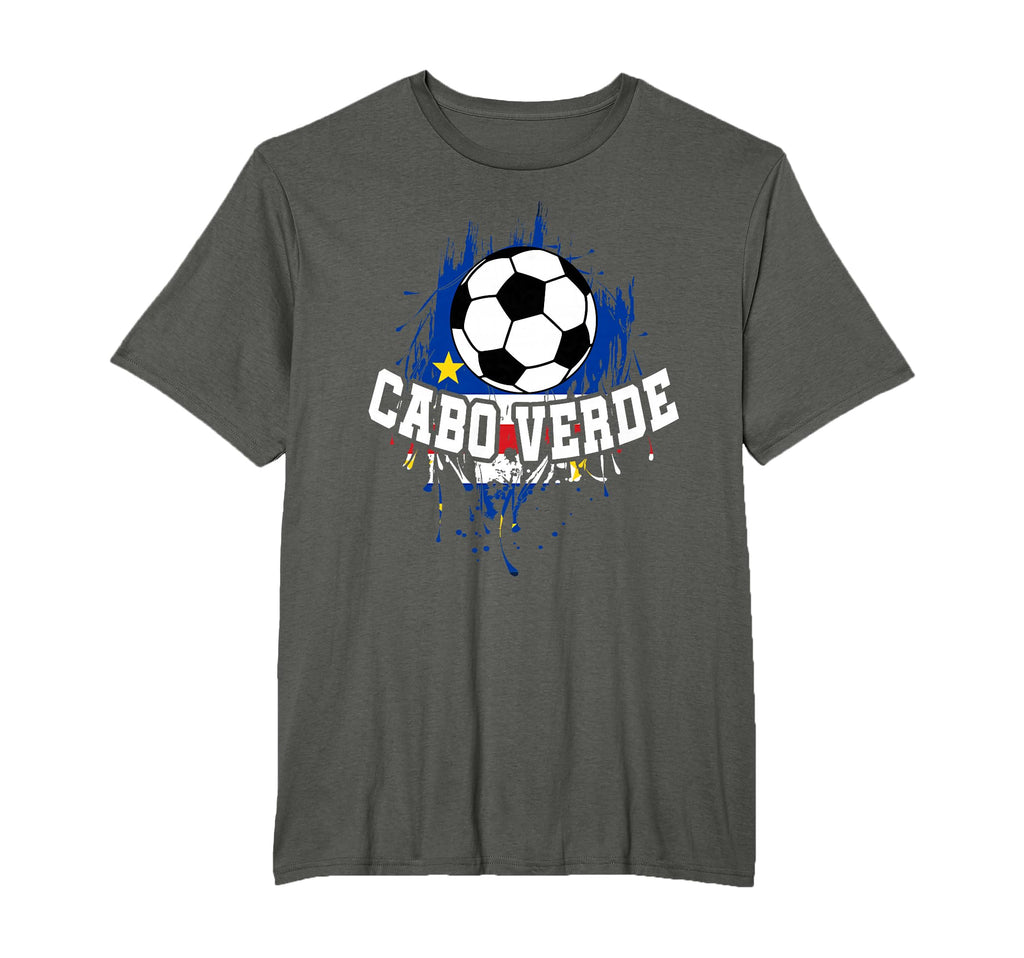 Cabo Verde Soccer Cabo Verdean T-Shirt - Fun Novelty Design for Adults - T-Shirt, Sweatshirt, Hoodie