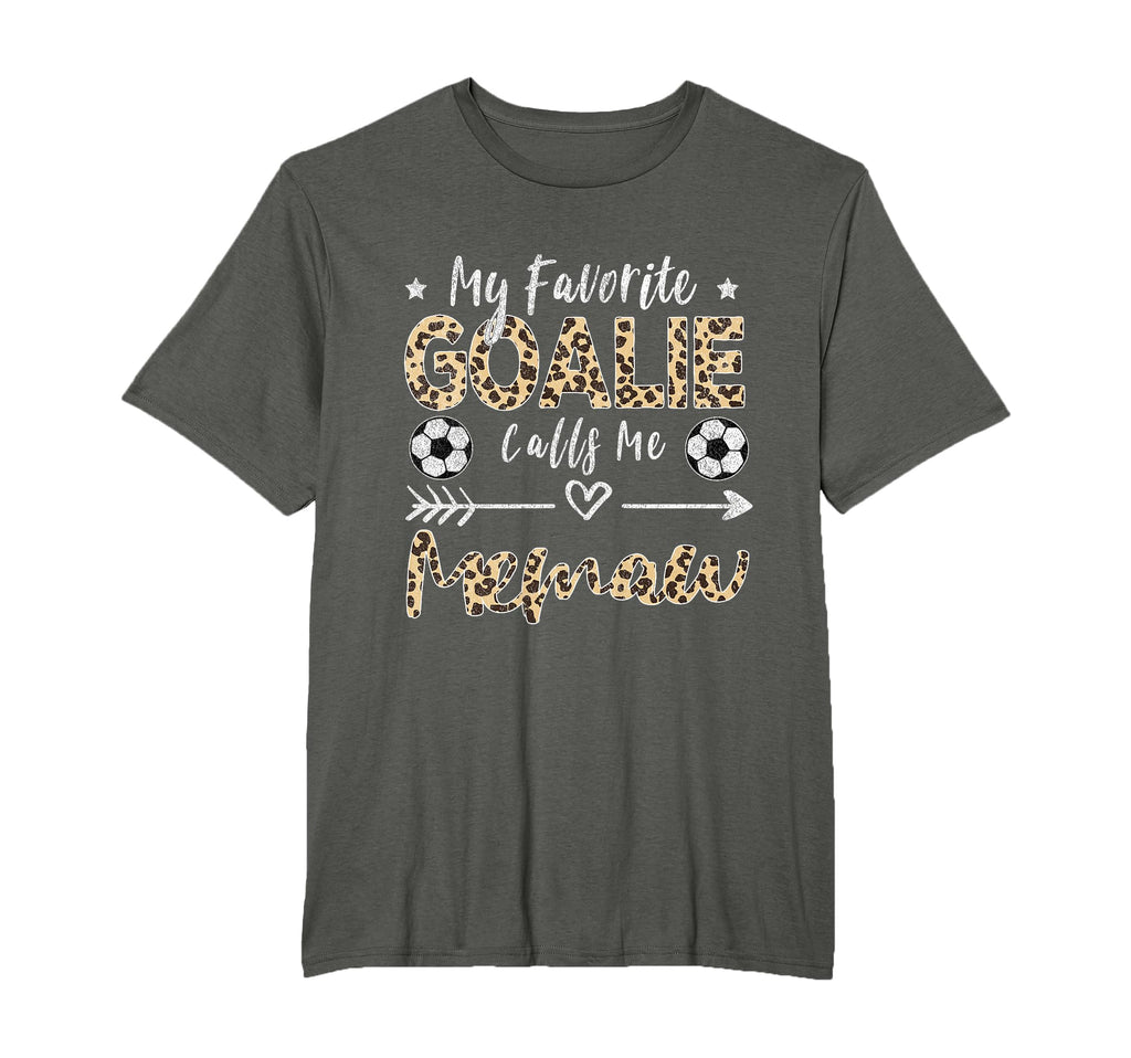 My Favorite Goalie Calls Me Memaw Soccer T-Shirt - Unique Graphic Unisex - T-Shirt, Sweatshirt, Hoodie