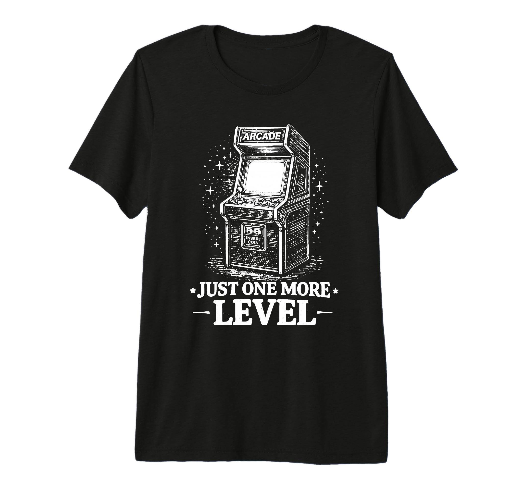 One Level More Arcade Gamer Tri Blend T-Shirt - Unique Graphic Unisex - T-Shirt, Sweatshirt, Hoodie
