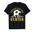 Class 2024 Sister Soccer Senior 2024 T-Shirt - Minimalist Print Men Women - T-Shirt, Sweatshirt, Hoodie