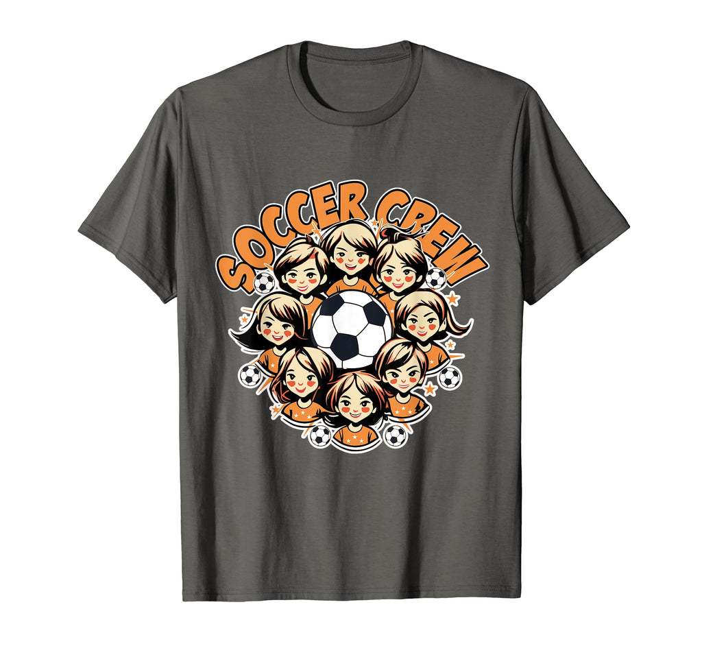 Soccer Ladies Crew Soccer Team Group T-Shirt - Casual Everyday Wear Unisex - T-Shirt, Sweatshirt, Hoodie
