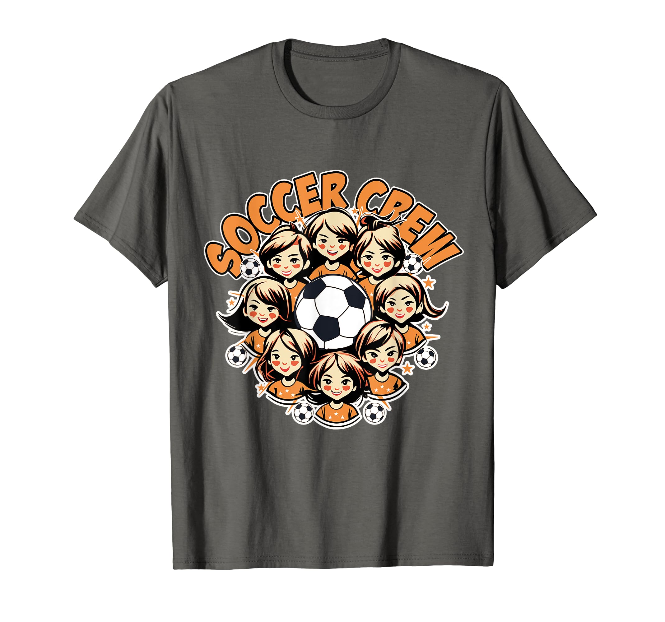 Soccer Ladies Crew Soccer Team Group T-Shirt - Casual Everyday Wear Unisex - T-Shirt, Sweatshirt, Hoodie