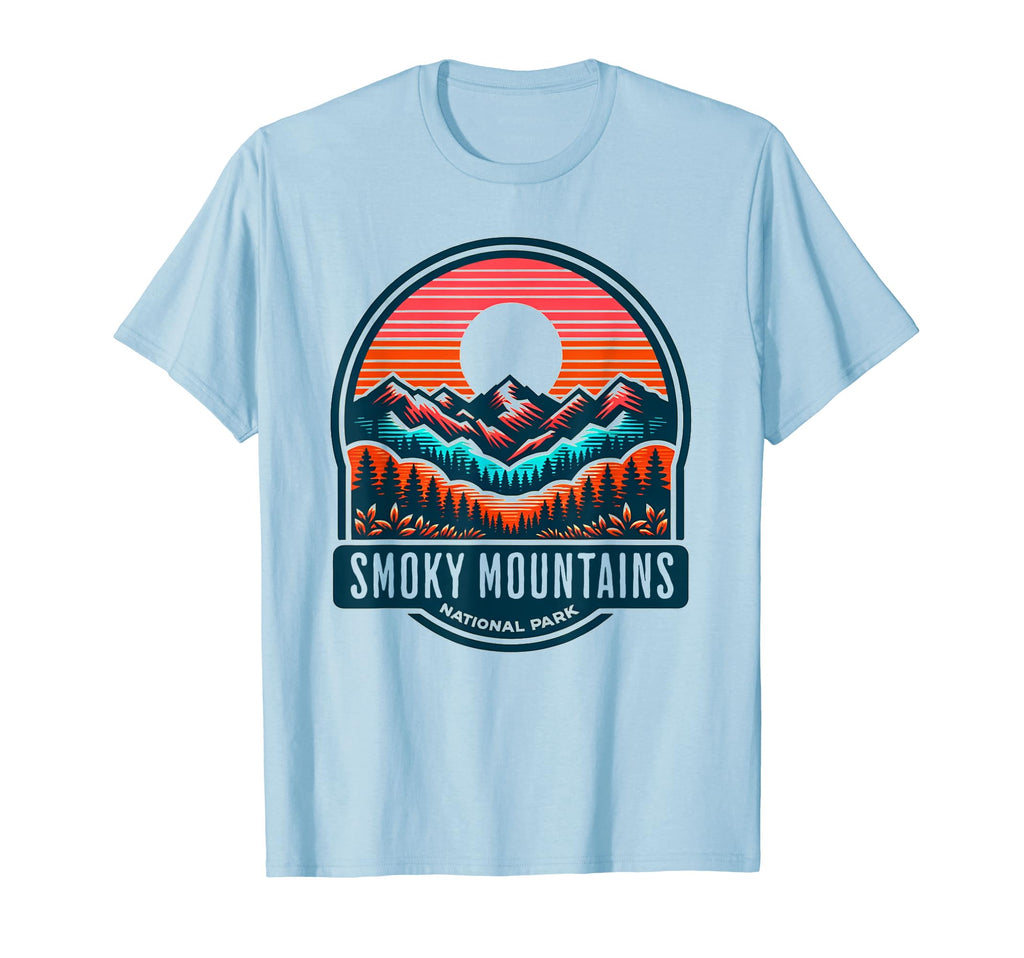 Great Smoky Mountains National Park Hoodie - Custom Art Print Men Women - T-Shirt, Sweatshirt, Hoodie
