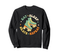 Eat Sleep Skate Repeat 70S 80S 90S Sweatshirt - Custom Art Print Unisex - T-Shirt, Sweatshirt, Hoodie