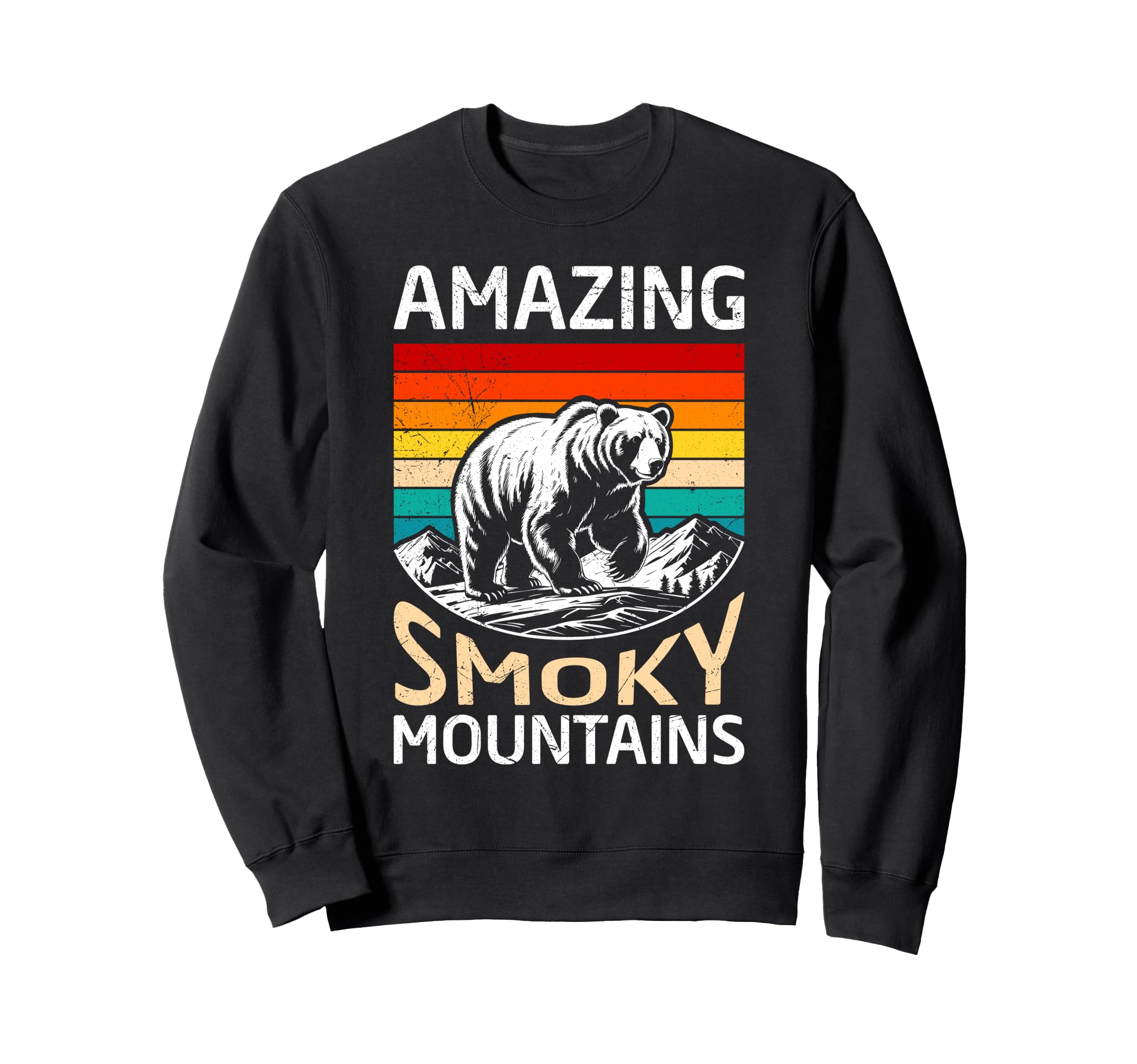 Tennessee Amazing Smoky Mountains Sweatshirt - Trendy Graphic for Adults - T-Shirt, Sweatshirt, Hoodie
