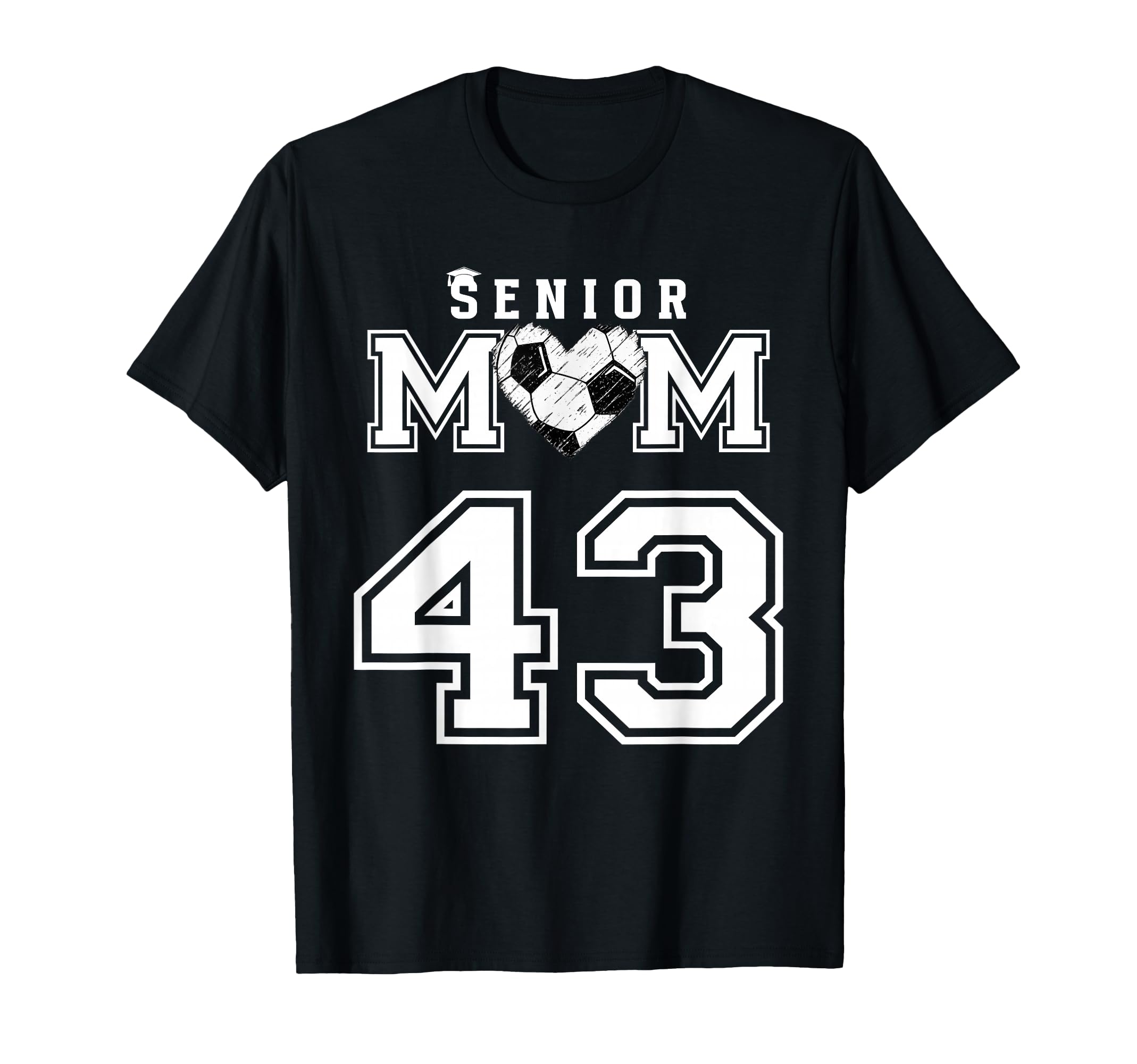 Proud Senior Soccer Mom Custom Jersey T-Shirt - Aesthetic Graphic Unisex - T-Shirt, Sweatshirt, Hoodie