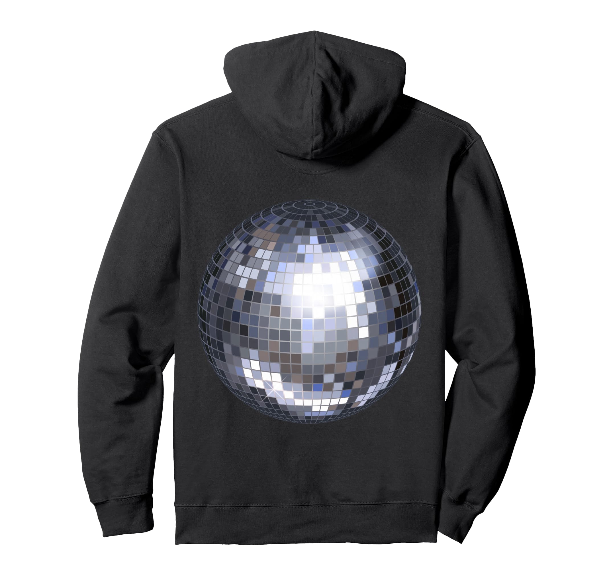 Aesthetic Disco Mirror Ball Trend Hoodie - Casual Everyday Wear for Adults - T-Shirt, Sweatshirt, Hoodie