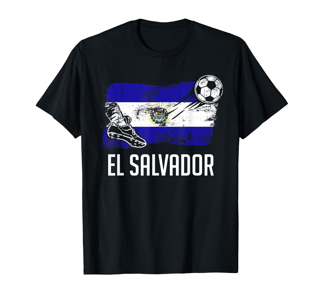 El Salvador Flag Salvadorean Soccer T-Shirt - Fun Novelty Design Men Women - T-Shirt, Sweatshirt, Hoodie