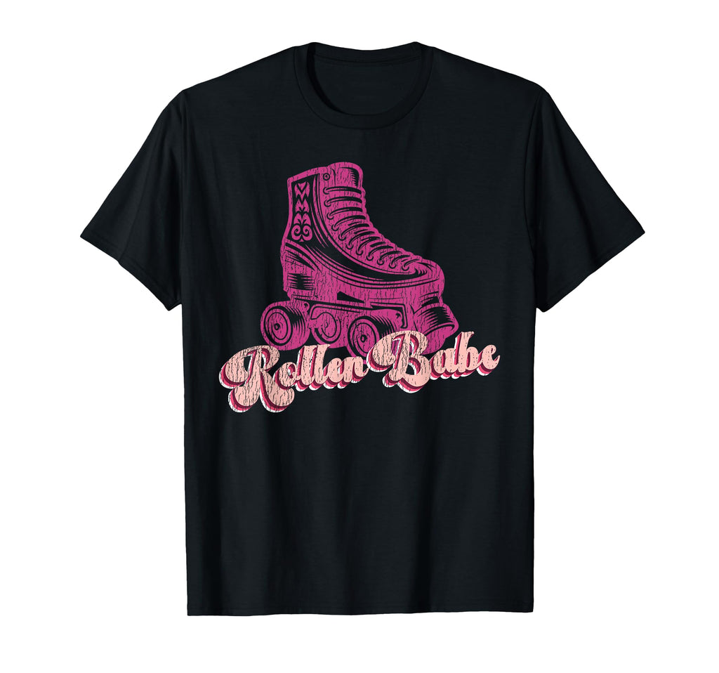 Roller Skating Skate 1970S Roller Babe T-Shirt - Unique Graphic Unisex - T-Shirt, Sweatshirt, Hoodie