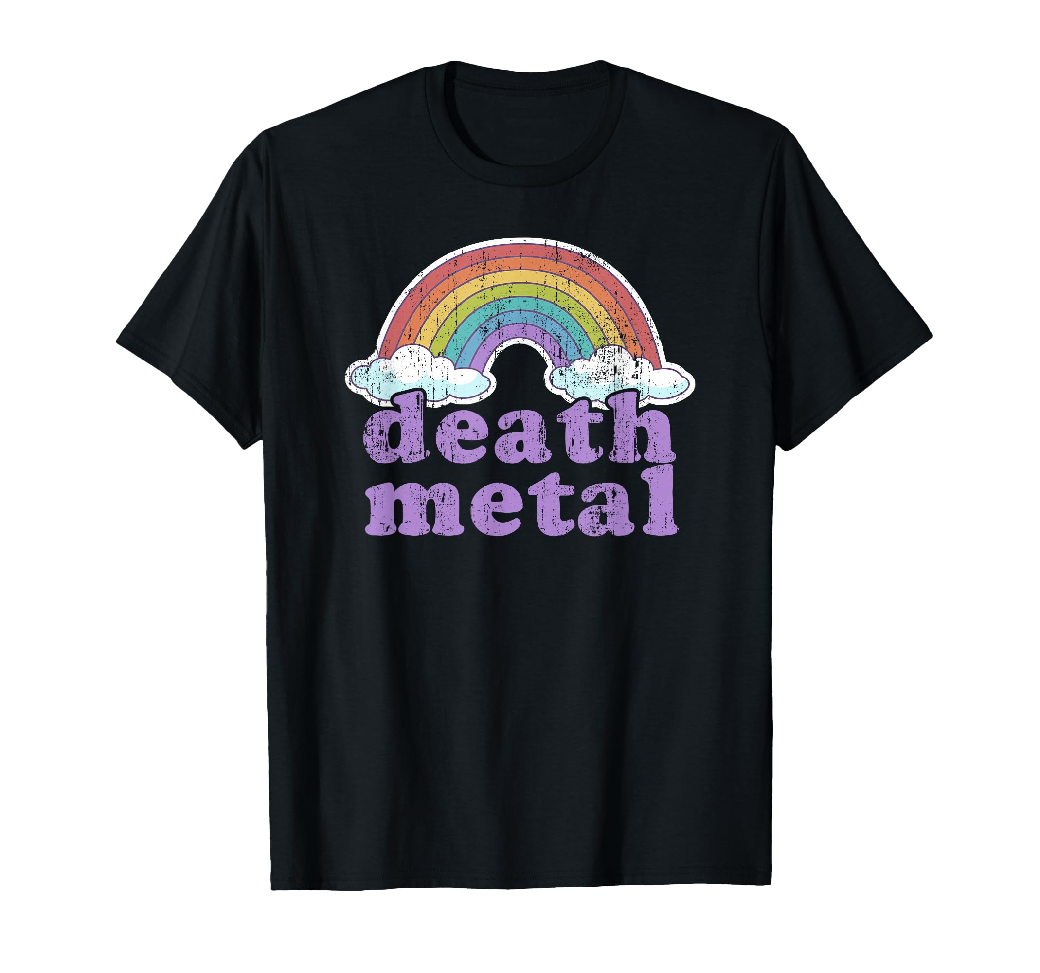 Death Metal Rainbow Funny Love Music T-Shirt - Novelty Apparel Men Women - T-Shirt, Sweatshirt, Hoodie