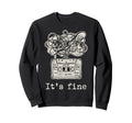 Its Fine Cassette Tape Tangled Sweatshirt - Fun Novelty Design Unisex - T-Shirt, Sweatshirt, Hoodie