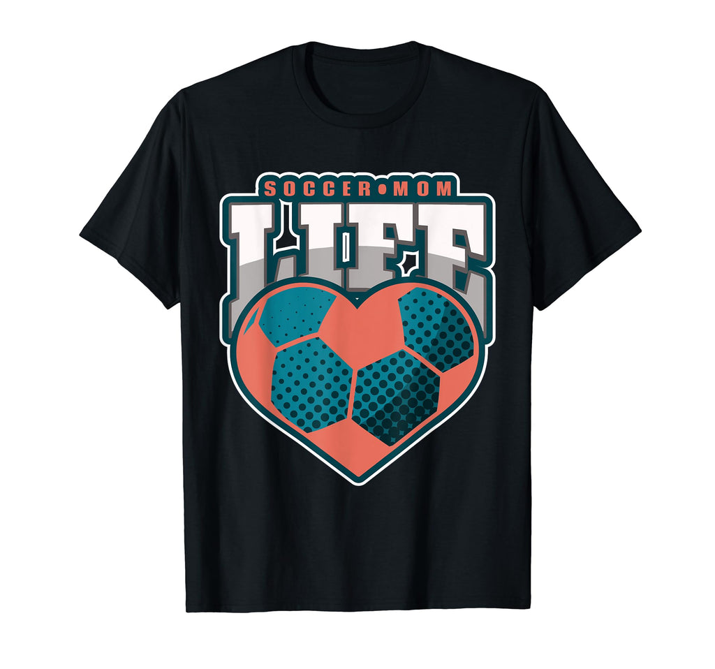 Heart Game Soccer Mom Life T-Shirt - Minimalist Print Men Women - T-Shirt, Sweatshirt, Hoodie