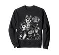 Husky Motorbike Love Footbal Sweatshirt - Casual Everyday Wear for Adults - T-Shirt, Sweatshirt, Hoodie