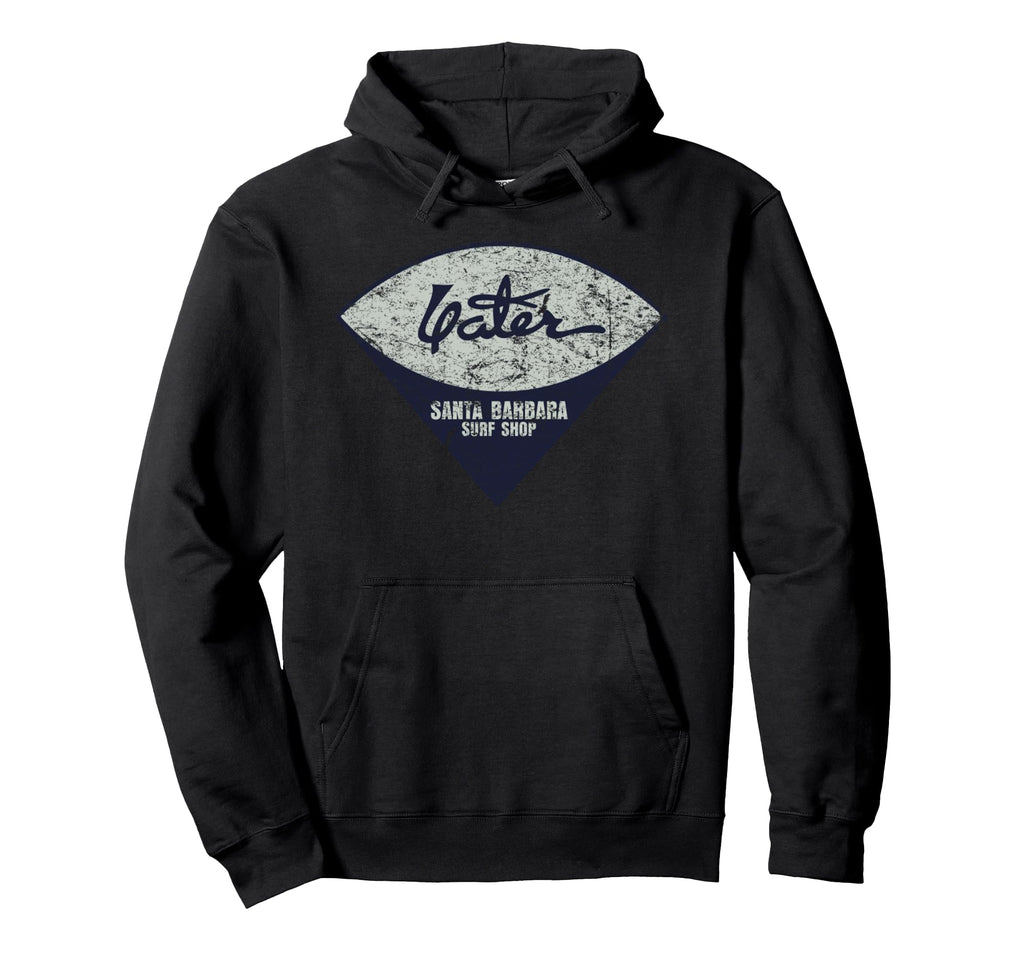 Yater Surf Surfboards Distressed And Hoodie - Fun Novelty Design for Adults - T-Shirt, Sweatshirt, Hoodie