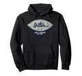 Yater Surf Surfboards Distressed And Hoodie - Fun Novelty Design for Adults - T-Shirt, Sweatshirt, Hoodie