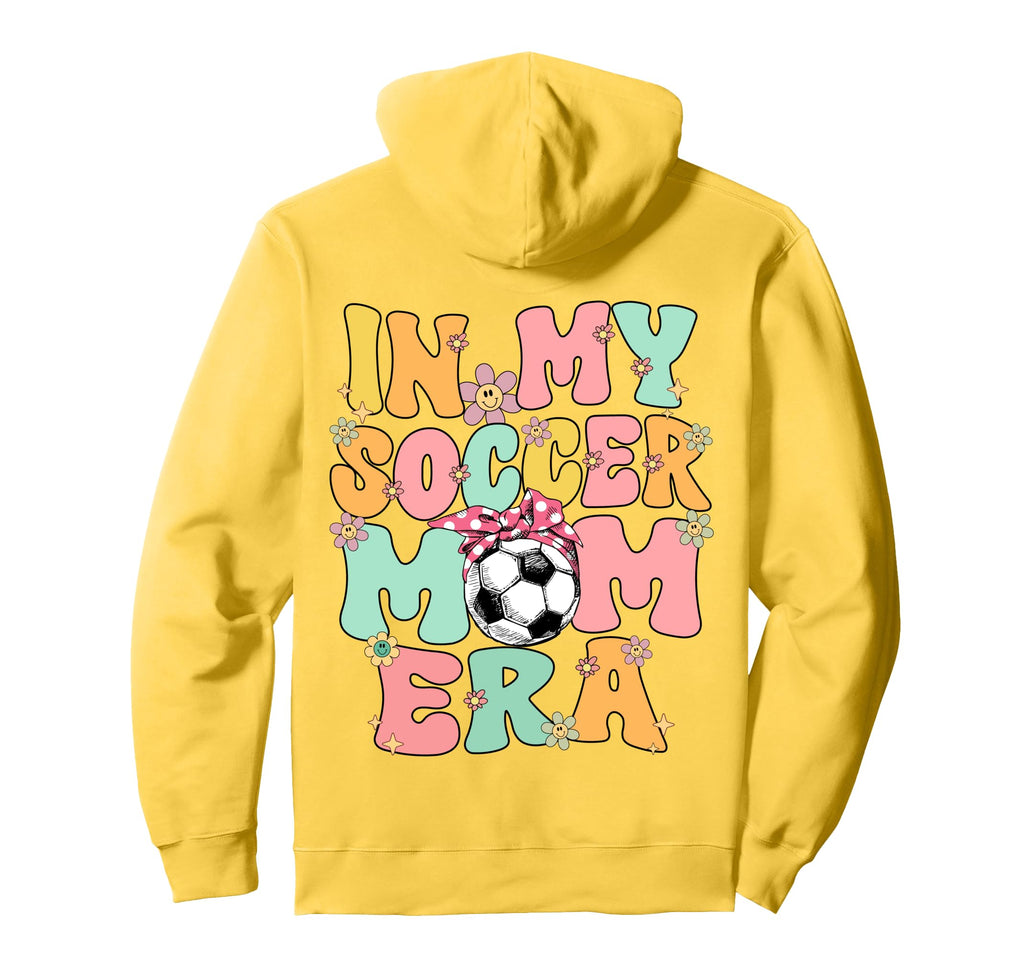 My Soccer Mom Era Groovy Soccer Mom Hoodie - Fun Novelty Design Unisex - T-Shirt, Sweatshirt, Hoodie
