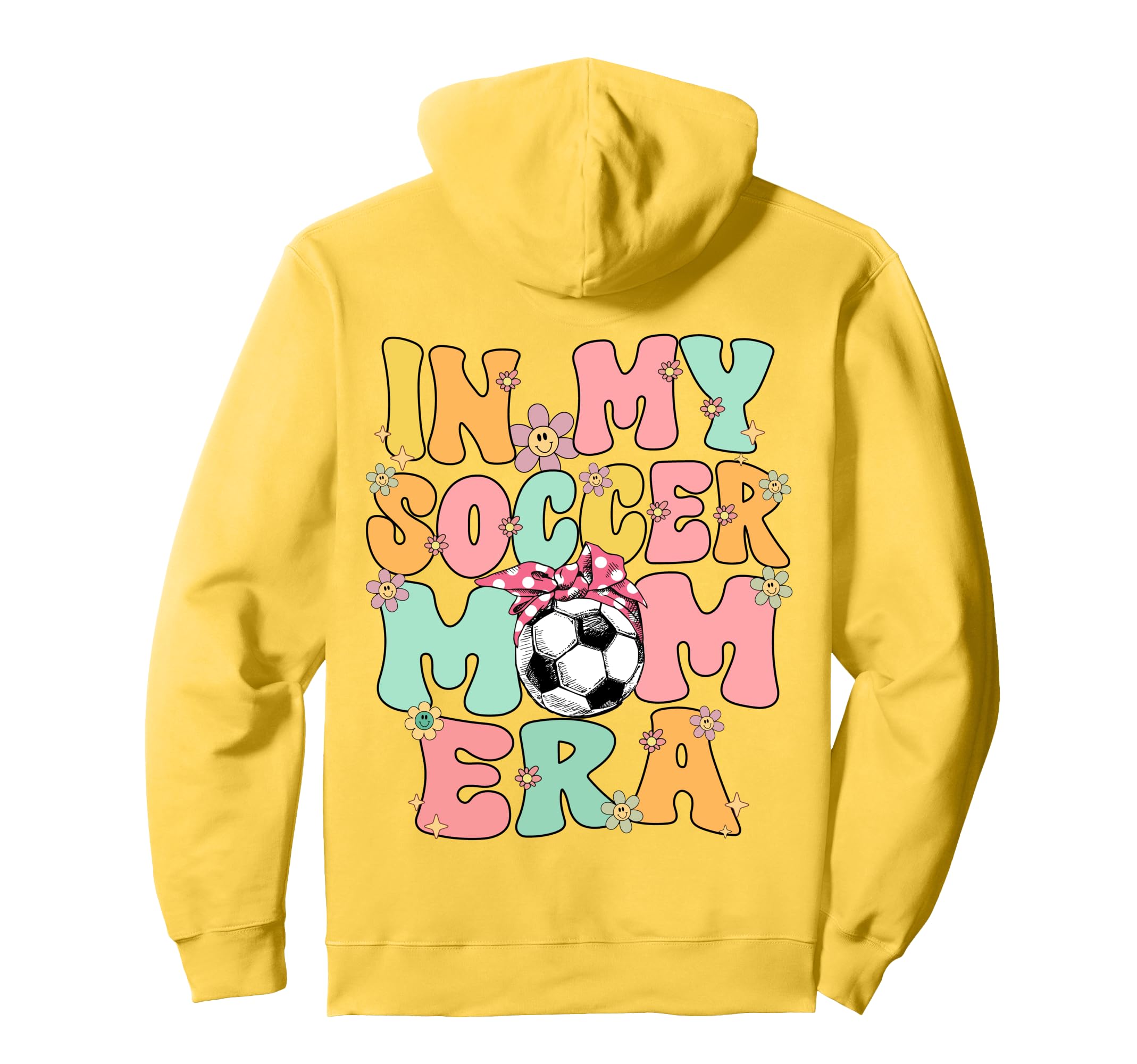 My Soccer Mom Era Groovy Soccer Mom Life Hoodie - Aesthetic Graphic Unisex - T-Shirt, Sweatshirt, Hoodie