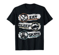 Roller Skating Skates 70S Roller Eat T-Shirt - Minimalist Print Men Women - T-Shirt, Sweatshirt, Hoodie