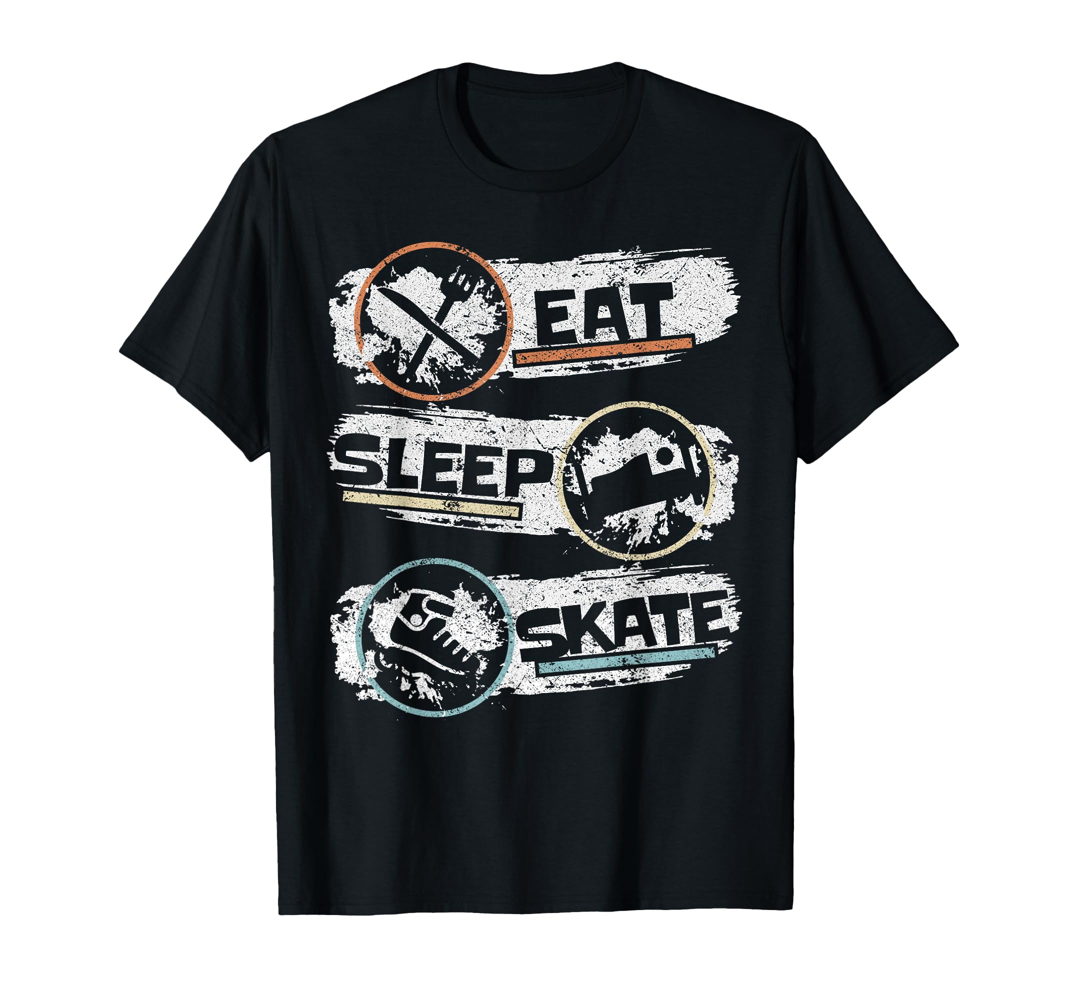 Roller Skating Skates 70S Roller Eat T-Shirt - Minimalist Print Men Women - T-Shirt, Sweatshirt, Hoodie