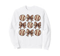 Soccer Bow Game Day Baseball Sweatshirt - Novelty Apparel Men Women - T-Shirt, Sweatshirt, Hoodie